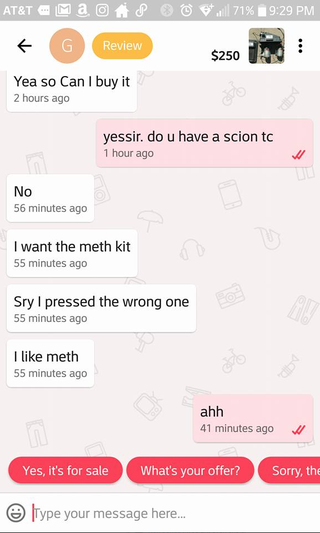 Illustration for article titled Guy Selling Methanol Injection System Online Gets Approached By Cop Who Thinks He's Selling Meth